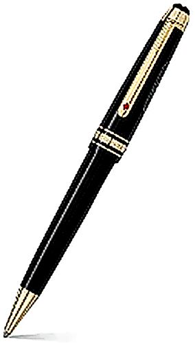 Montblanc Ballpoint Pen- Anthracite With Gold Trims