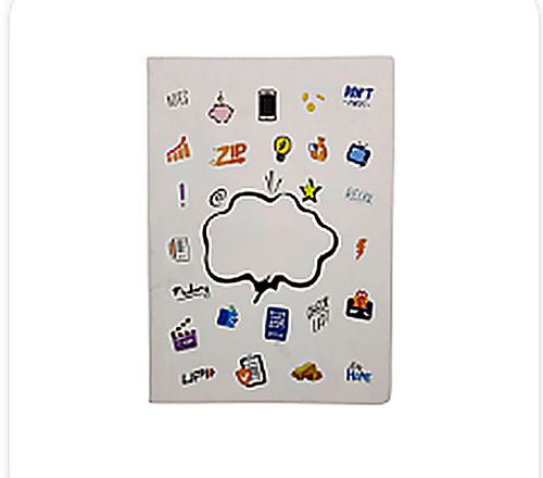 Kona Custom Notebook With Stickers And Brand