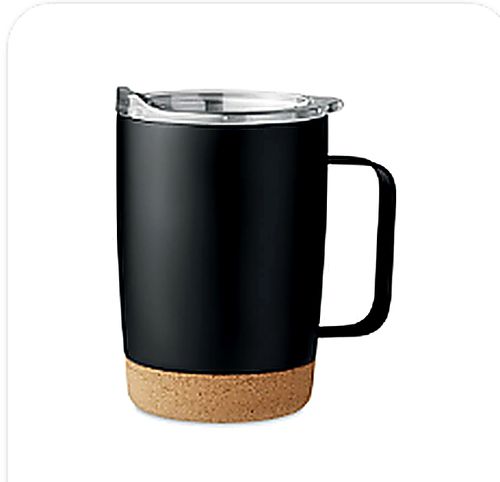 Bamboo Double Wall Steel Mug